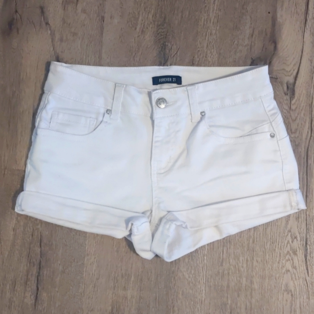 Women's white shorts